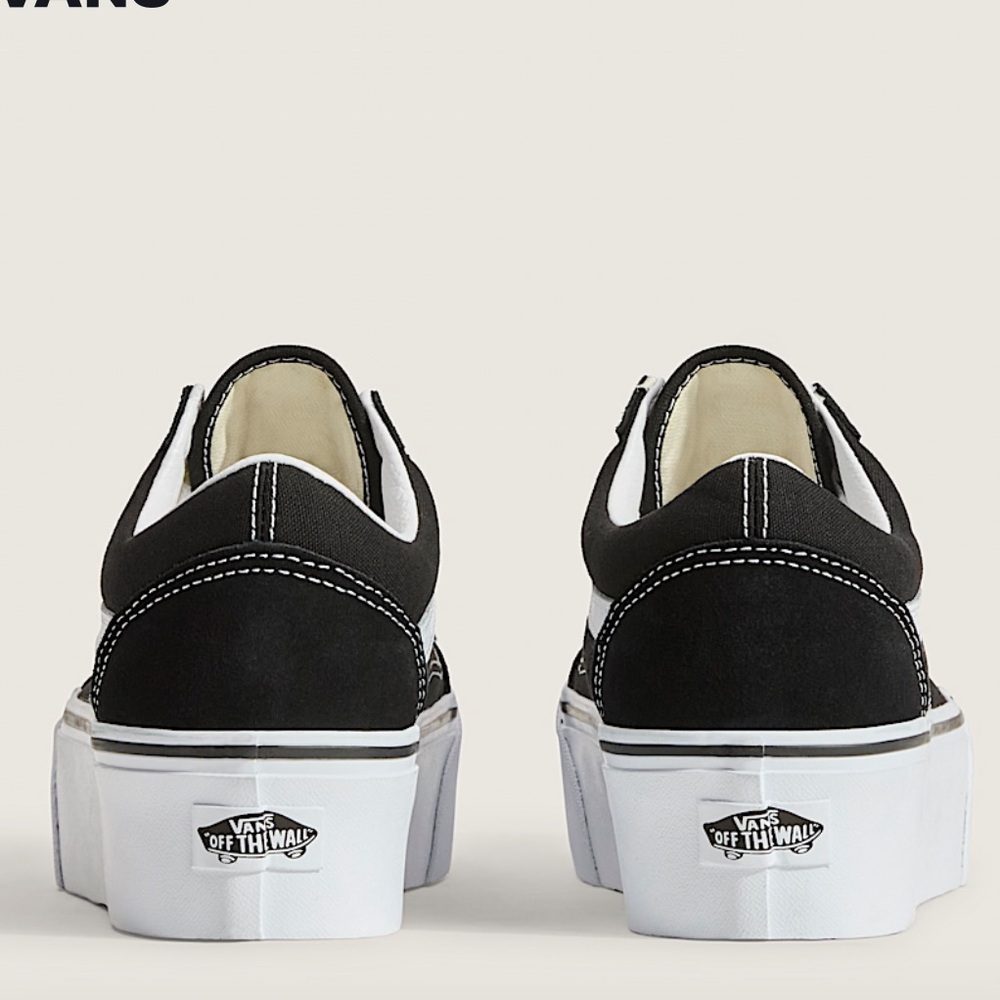 Vans Old Skool Stackform Shoes - Black And White - image 2